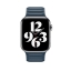 Кожаный браслет цвета «балтийский синий» для Apple Watch 42/44 мм (MY982ZM/A) купить
