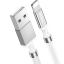 Кабель для iPhone HOCO U91 Magic magnetic charging cable for Lightning белый цена